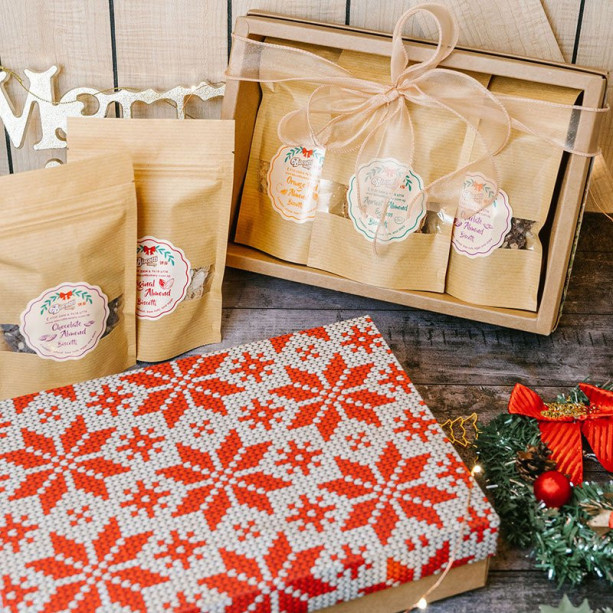 Christmas Biscotti Gift Box